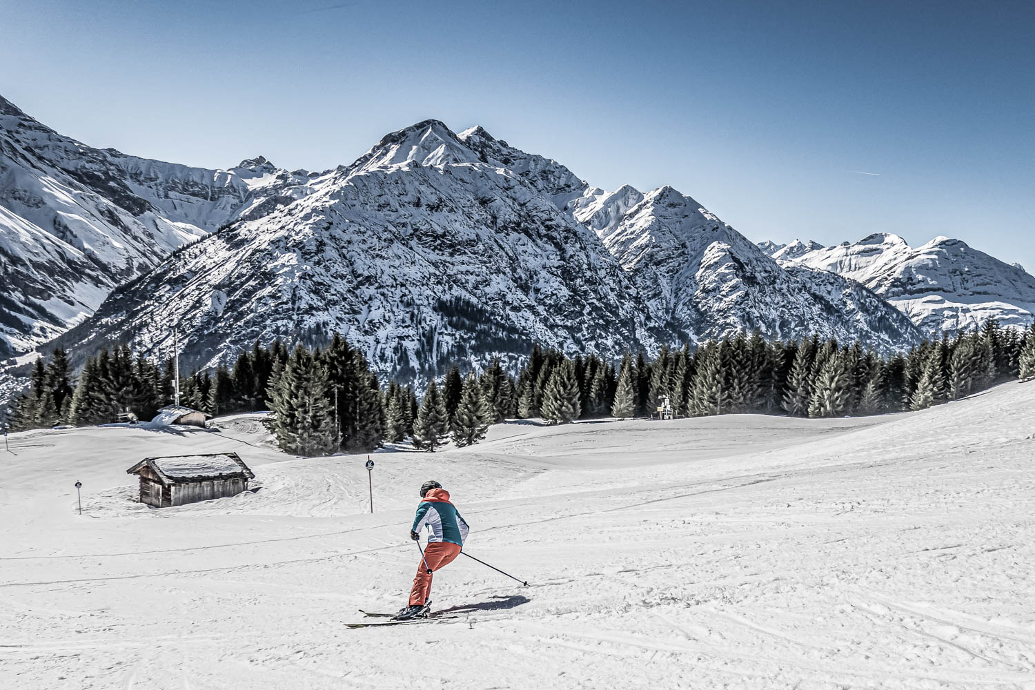 Skifahren in der Region